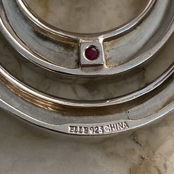 Elle 925 Sterling Silver (41g) & Pink Pearl Necklace - Picture 6 of 10